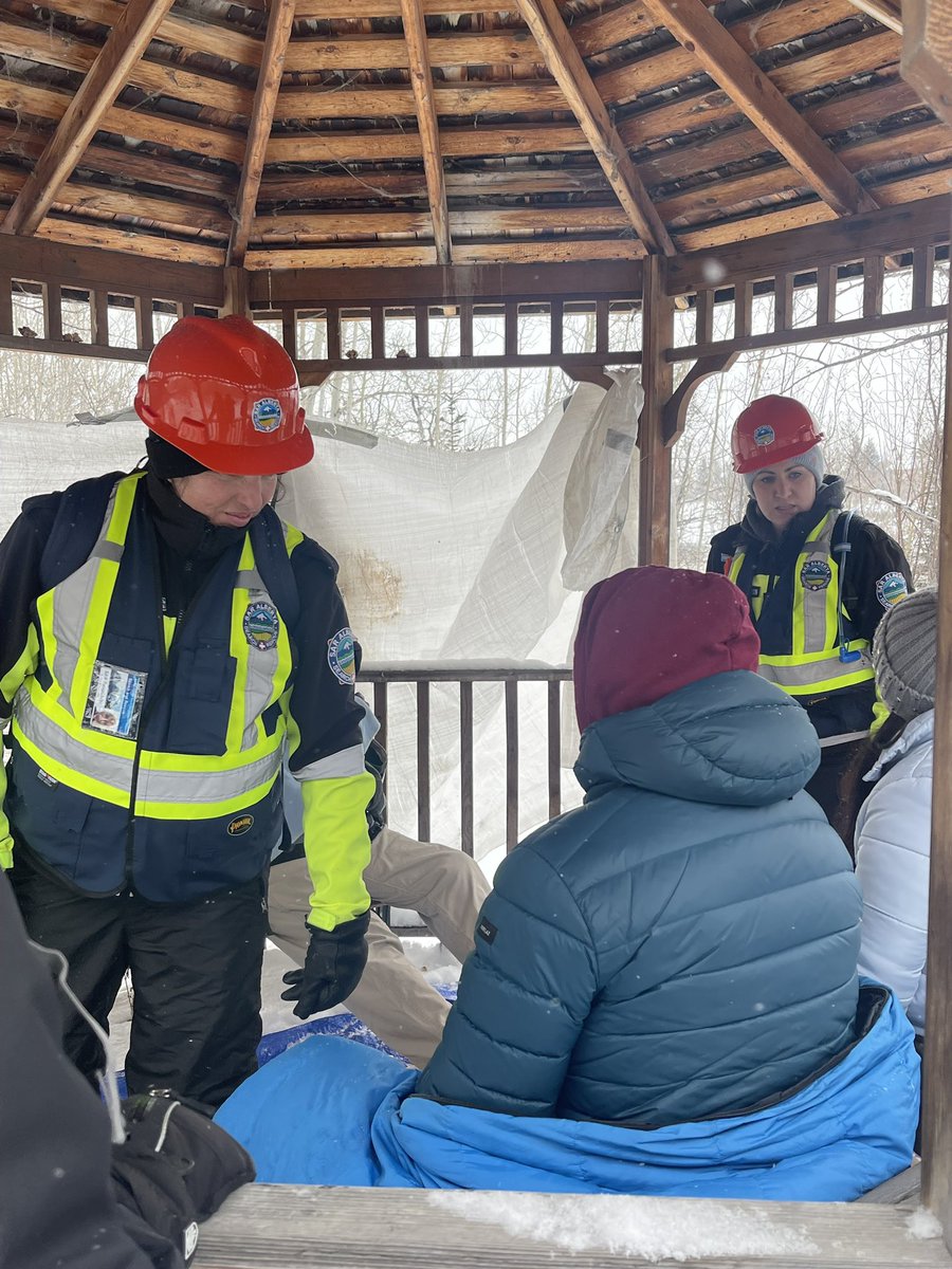 SARAlberta's tweet photo. Wrapped up our final day of SAR training in Cochrane today! Teams excelled in multi-casualty scenarios & evac drills, proving we're emergency-ready. Big thanks to Town of Cochrane & Tsuut’ina Nation for support & our amazing volunteers. We're stronger together! #SARAB #SARAlberta https://t.co/r6aCLO19xo