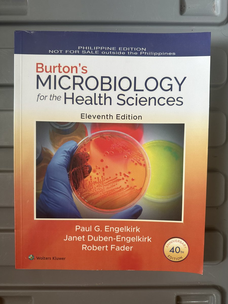 Hello! I am selling my book.

Burton's Microbiology for the Health Sciences

1,500 PHP new + Free PNLE testbanks

Negotiable price.
Loc: Cavite
Dm me! 💌

tags: microbio, parasitology, nursing, biology, public health