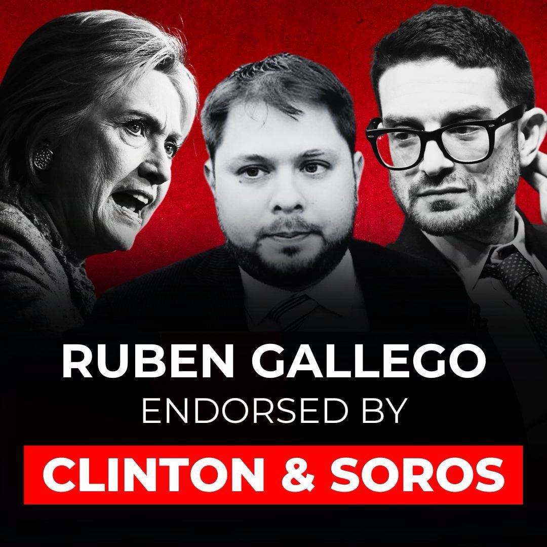 .@RubenGallego represents the interests of Clinton and Soros, not the interests of Arizona. He’s bought and paid for. I will ALWAYS fight for Arizonans. The contrast couldn’t be clearer.