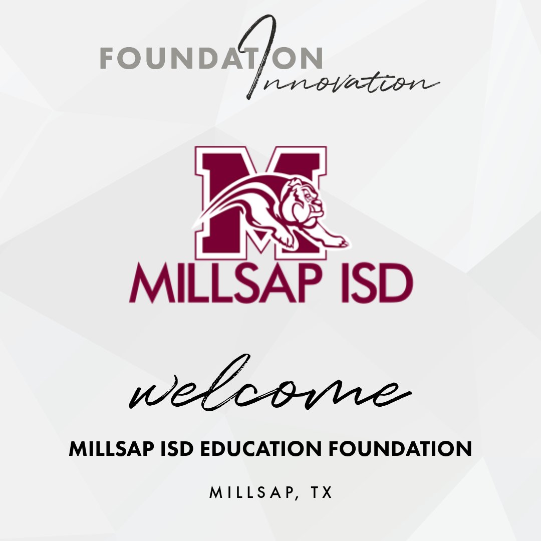 FI is pleased to announce another significant partnership! We have joined forces with Millsap ISD to establish an education foundation. We feel privileged to work alongside the administrators, staff, &amp; community members to bring their vision to fruition! <a href="/MillsapISD/">Millsap ISD</a>