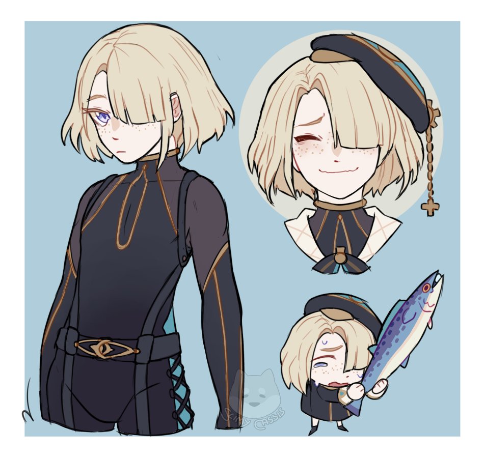 SlimyCassis's tweet photo. Get blessed by the fish sword #Freminet https://t.co/rALwNQXwwD