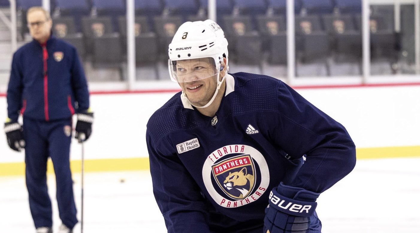 George Richards on X: Kyle Okposo is back in the lineup for the  FlaPanthers tonight. I sat down with the former Sabres captain this week  — story at Florida Hockey Now tomorrow
