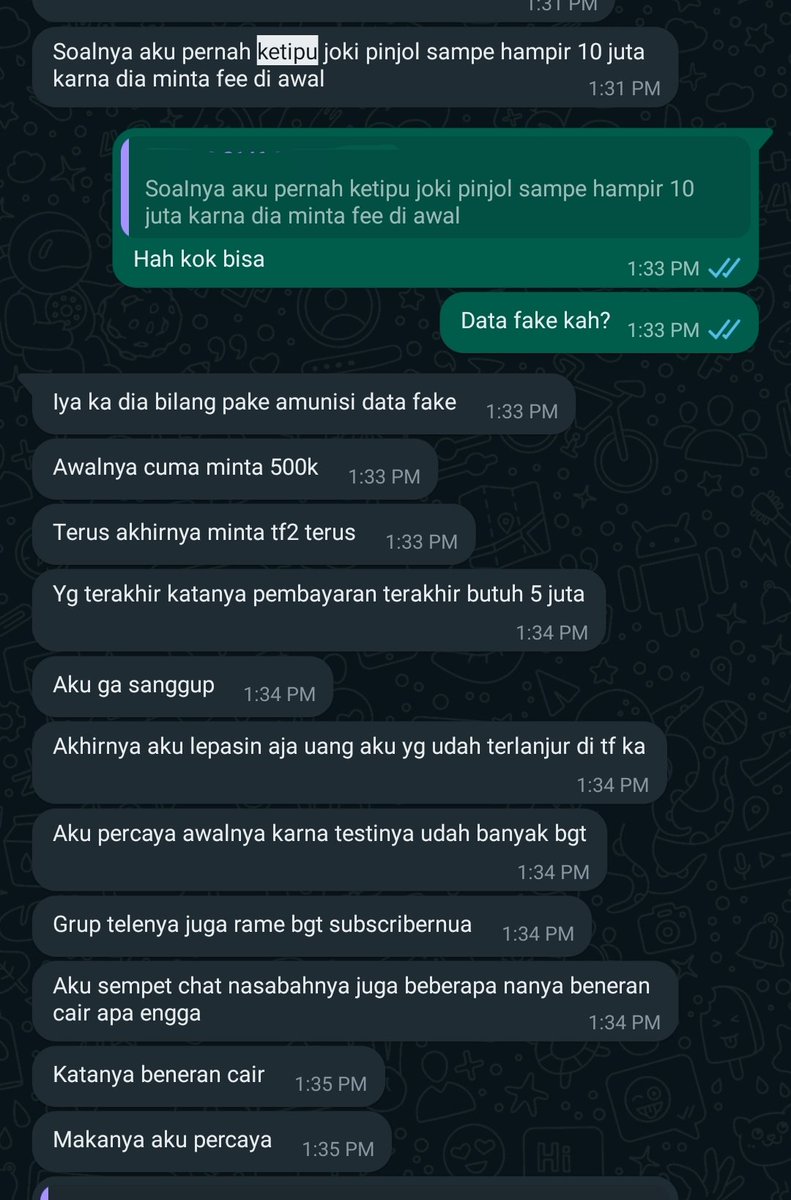 hans | Joki Pinjol Fee di Akhir tweet media