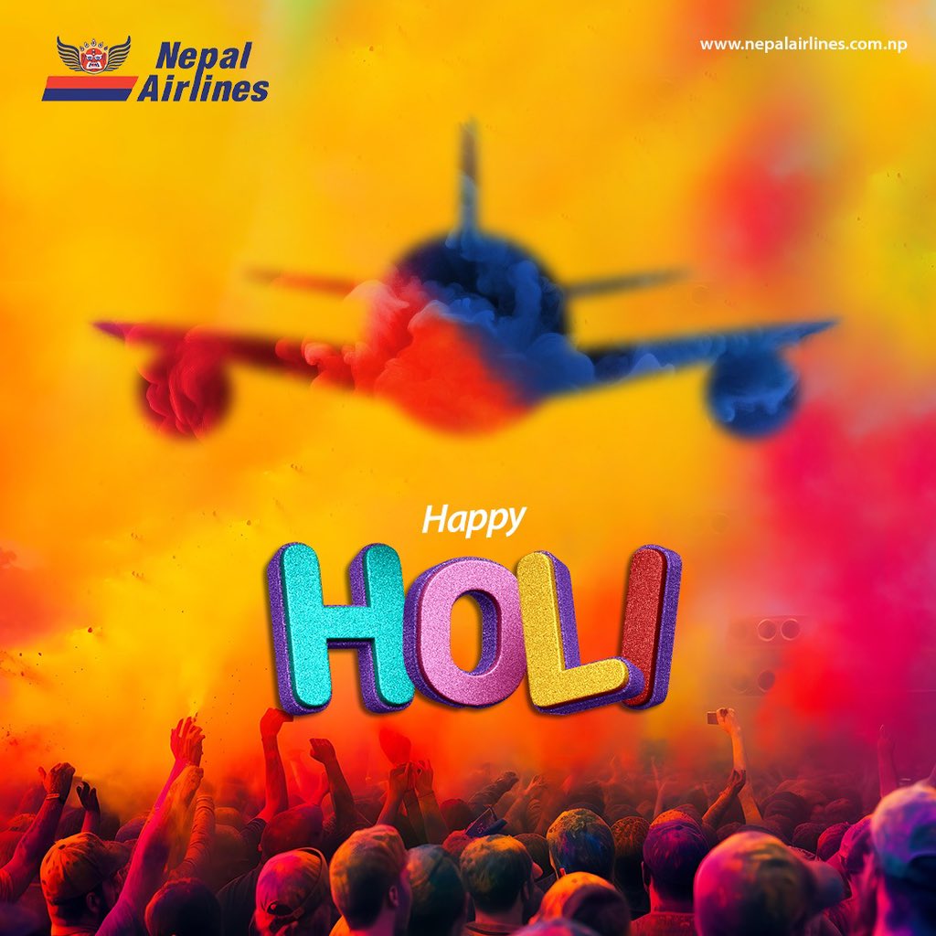 Happy Holi #NepalAirlinesRA
