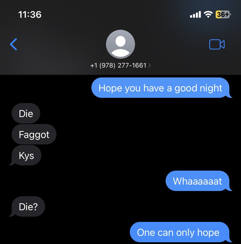 duhTRAV's tweet photo. Haven’t gotten a random number slur in a while. https://t.co/bNPPBVq8xB