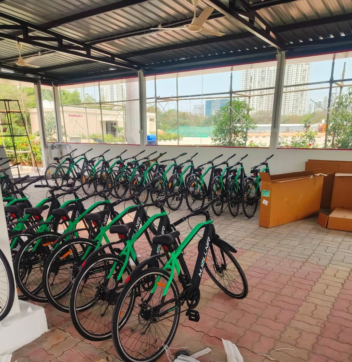 Thanks to @md_hgcl @HMDA_Gov @healthway11023 for installing Rent Bicycles at #HyderabadCyclingTrack #HyderabadCyclingRevolution @HydcyclingRev @TelanganaCMO @sselvan @HiHyderabad @anusha_puppala @RajaniAmisha @rahulvpisharody @HYDTrafficMan @Team_Road_Squad @ErikSolheim