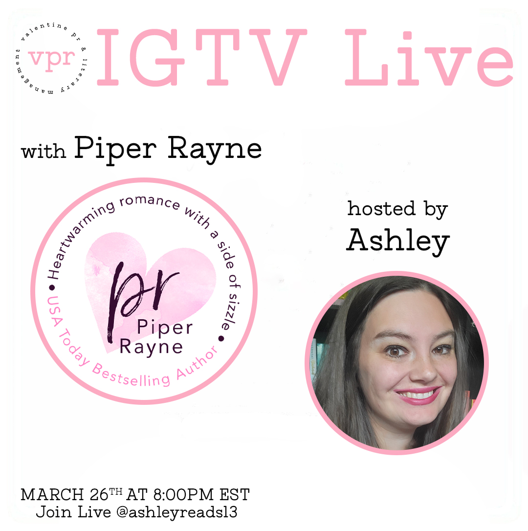 We're excited to join Ashley from @ashleyreads13 on IGTV Live tonight at 8:00pm EST! We hope to see you all there!! 🥰 ---> instagram.com/ashleyreads13/