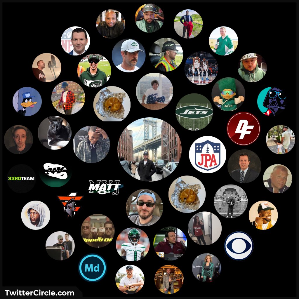 JJetsX's tweet image. Gang ! #JetsTwitter 

Don’t be offended if you didn’t make it, this list isnt accurate lol😂

#MyTwitterCircle