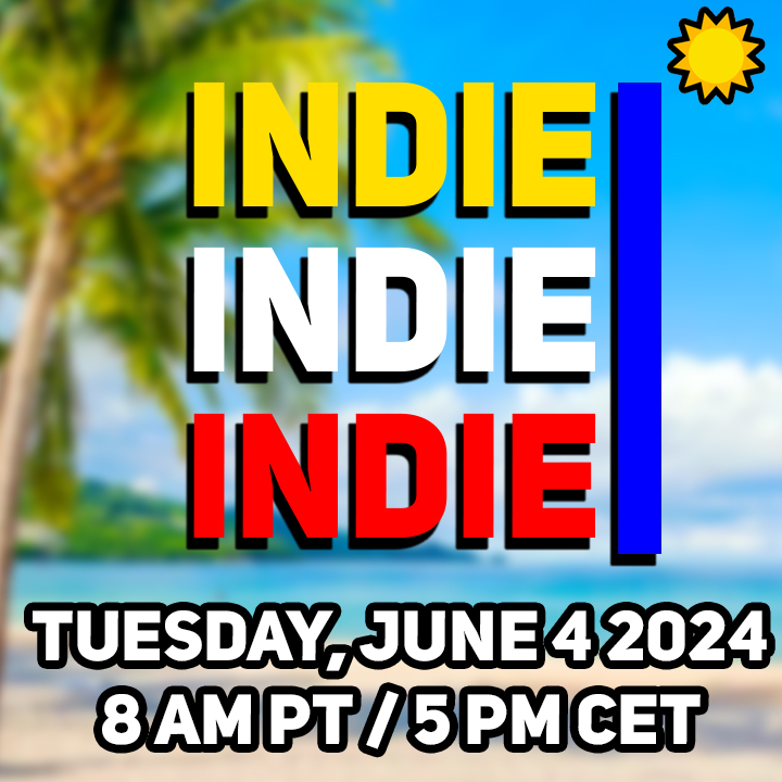 The Best Indie Games Summer Showcase will return on June 4th, 2024.

A BUNCH of awesome #indiegames will be shown off, so be sure to save the date!

Applications for Indie Developers are open and is FREE⬇️

#indie3