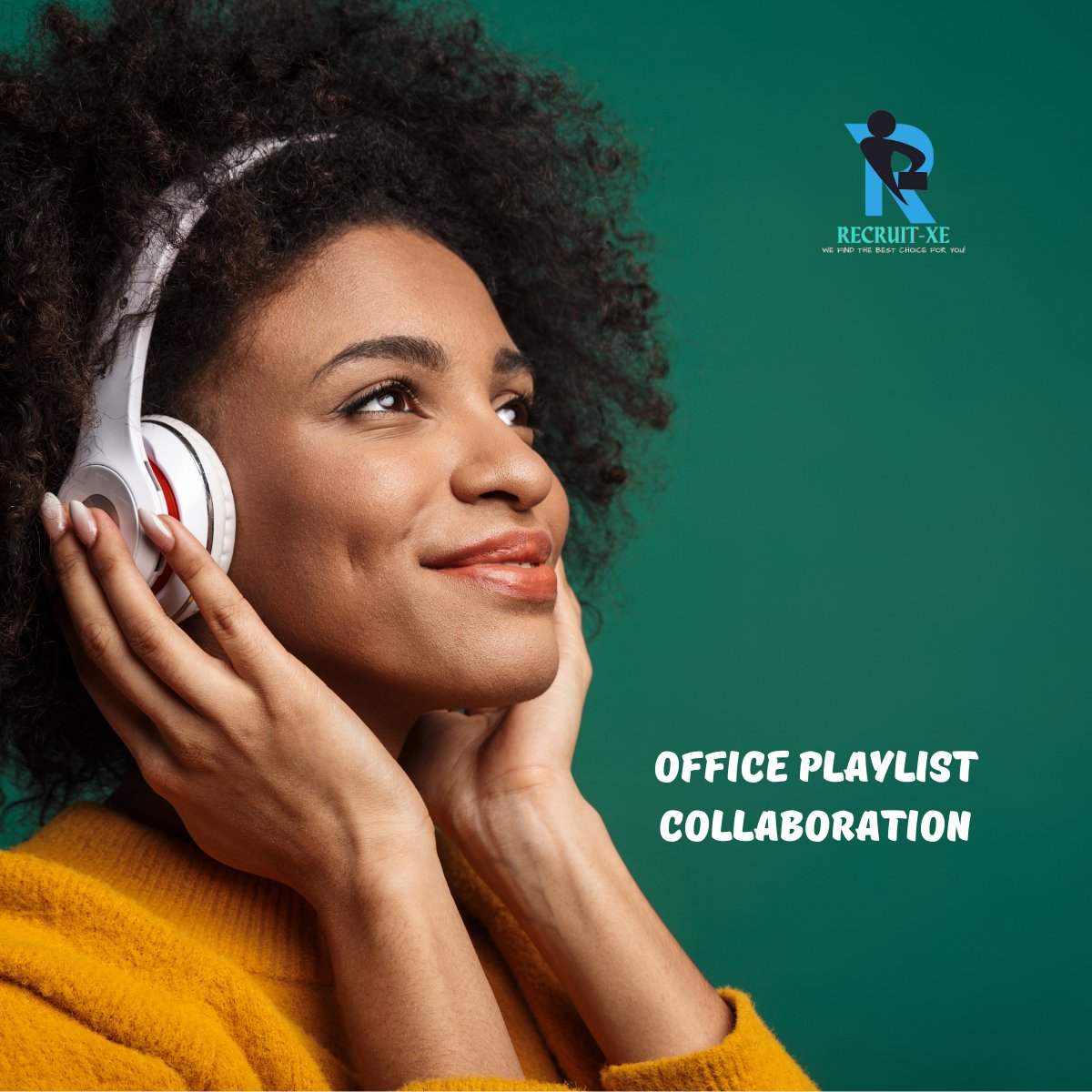 RecruitXe's tweet image. Embracing office playlist collaboration fosters a fun and inclusive environment where everyone&apos;s musical tastes are appreciated, leading to a more enjoyable and harmonious work experience.
#OfficePlaylist #TeamCollaboration #MusicForWork #WorkplaceCulture #TeamUnity