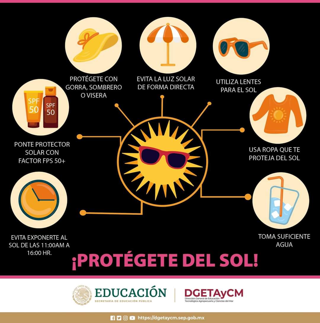 Empieza el calor intenso, te compartimos algunas recomendaciones para que te protejas.