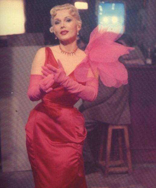 Zsa Zsa Gabor wearing custom Schiaparelli in Moulin Rouge (1952)