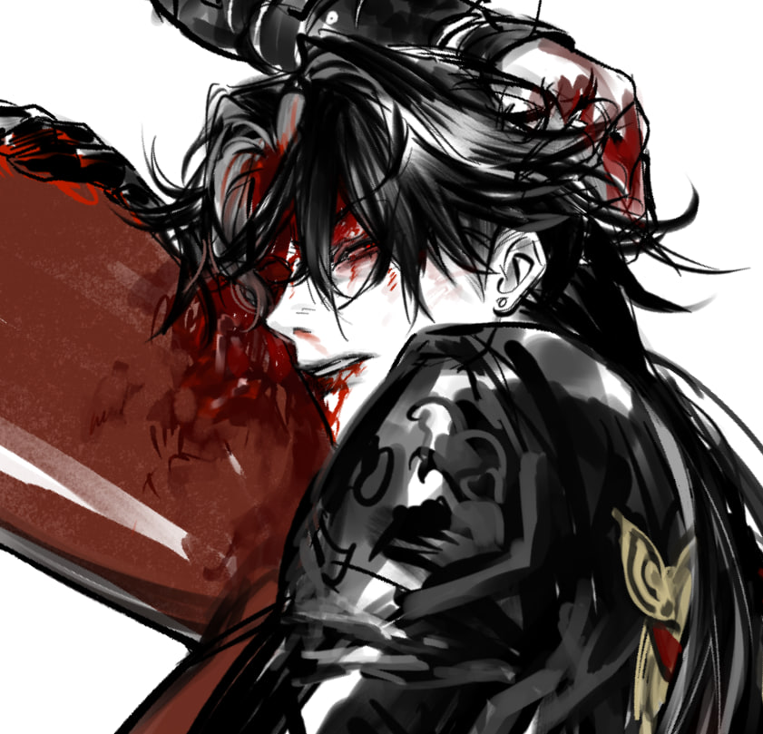 dxxx49's tweet photo. I wanted to make yuan`s hair black but I changed my mind

#honkaistarrail #jingren #景刃 https://t.co/sB4xu8udt3