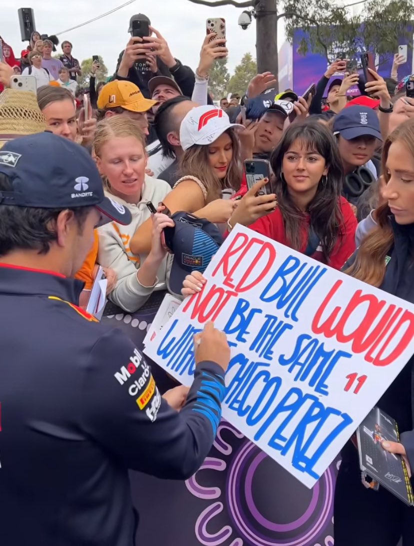 racingdriver11's tweet photo. “RED BULL WOULD NOT BE THE SAME WITHOUT CHECO PÉREZ” https://t.co/E3ao4oPaI9