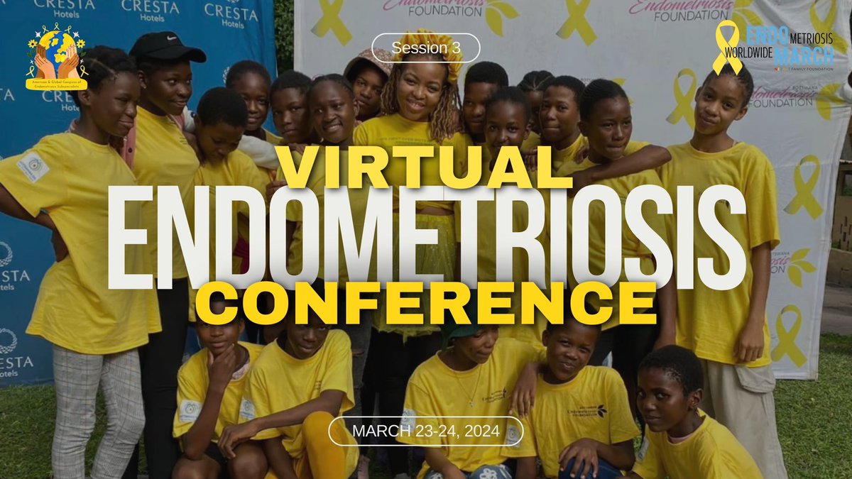 Join us LIVE NOW on YouTube for Session 3 of the Virtual Endometriosis Conference! Forward we go! 🎗️ youtube.com/live/XiTKhvSE1… #EndoMarch2024