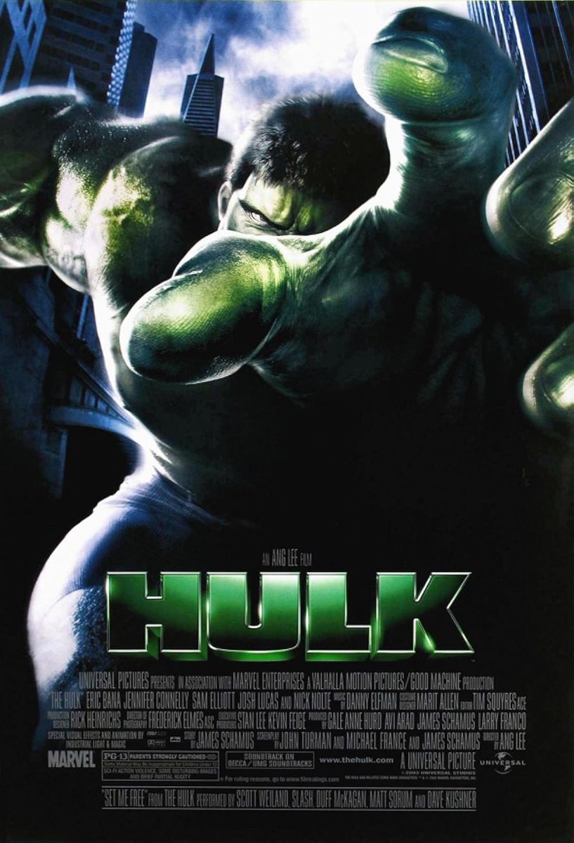BizarroDoom's tweet photo. #NowWatching Hulk (2003) #4KUltraHD #PhysicalMedia #MarvelRewatch #FilmTwitter
Director: Ang Lee
Starring: Eric Bana, Jennifer Connelly, Nick Nolte, Sam Elliott, Josh Lucas
Worldwide Box Office: $245,285,165
Hulk is my spirit animal. My favorite fictional character, period. https://t.co/Ij8KawO5Dw