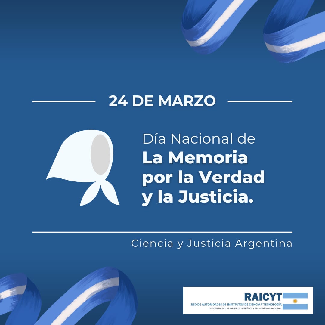 Este 24 de marzo volvamos a gritar NUNCA MÁS. Renovemos nuestro compromiso con la Memoria, la Verdad y la Justicia.

#NuncaMas