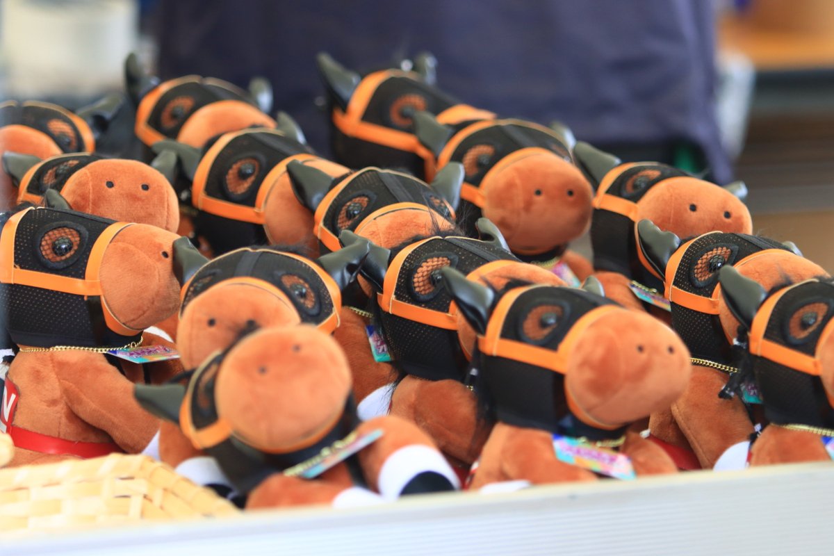 中京競馬場 のターフィーショップには、今日引退式が行われる