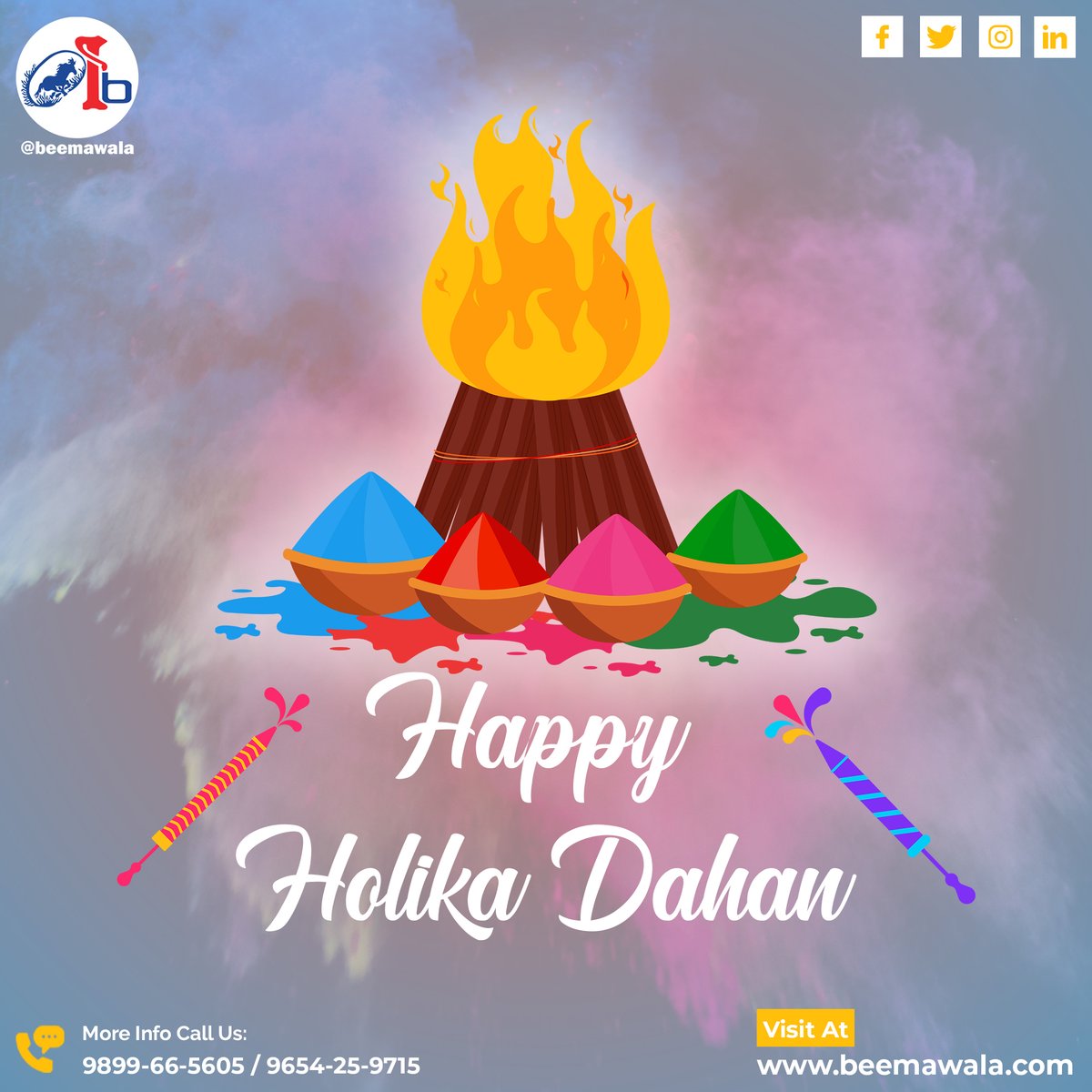 Happy Holika Dahan....

#ChhotiHoli #HolikaDahan #ColorfulCelebration #Happyindia #BonfireNight #FestivalOfColors #HoliEve #HolikaBonfire #WarmthAndJoy #HoliPreparations #FestiveVibes #JoyfulMoments

#beemawala #ibeemaglobal #shanuahluwalia #awareness #insuranceawareness