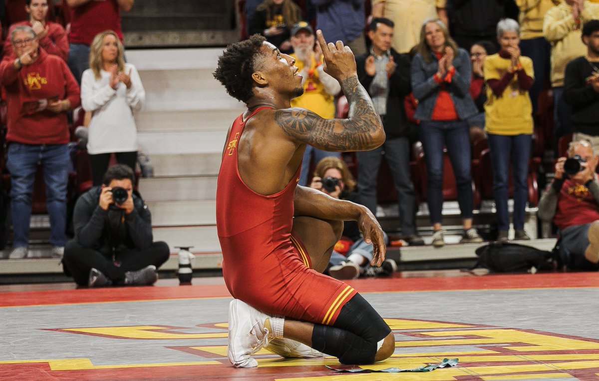 cyclonefanatic's tweet photo. David Carr is your 165-pound National Champion at the 2024 NCAA Championships as the No. 4 seed. 

Carr officially closes out his collegiate career as a 2x National Champion! https://t.co/Zw9JkRaS6p