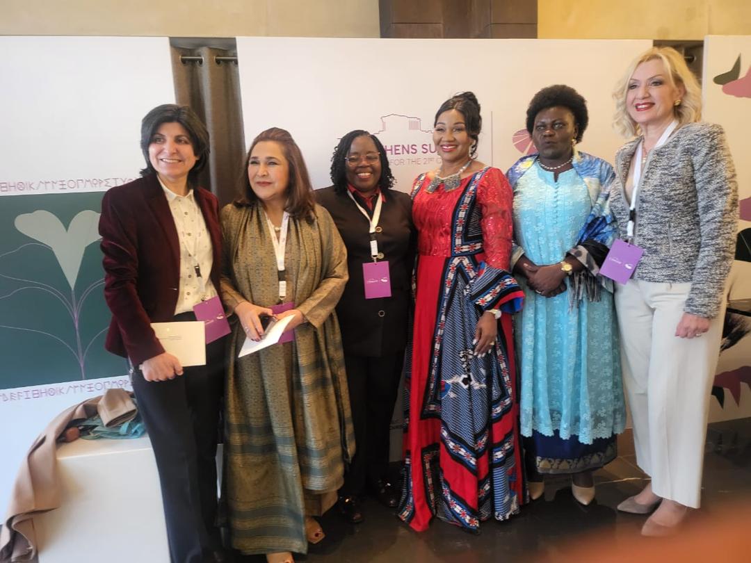 The Women Political Leaders Summit was held in Athens, Greece the birth place of democracy. Hosted by Her Excellency President Keterina (In Red), a humble lady at State House for a cocktail. The summit ended with a call on women to unite & champion CEDAW pillars to conclusion.