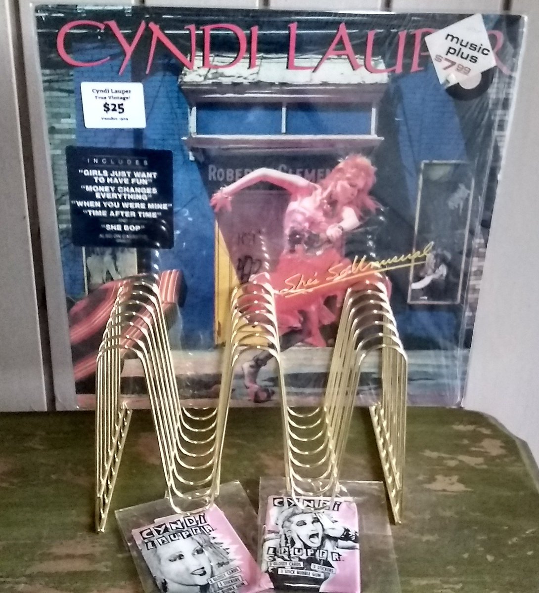 Vintage 1983 #CyndiLauper  She's so Unusual - vinyl record LP  #girlsjustwanttohavefun