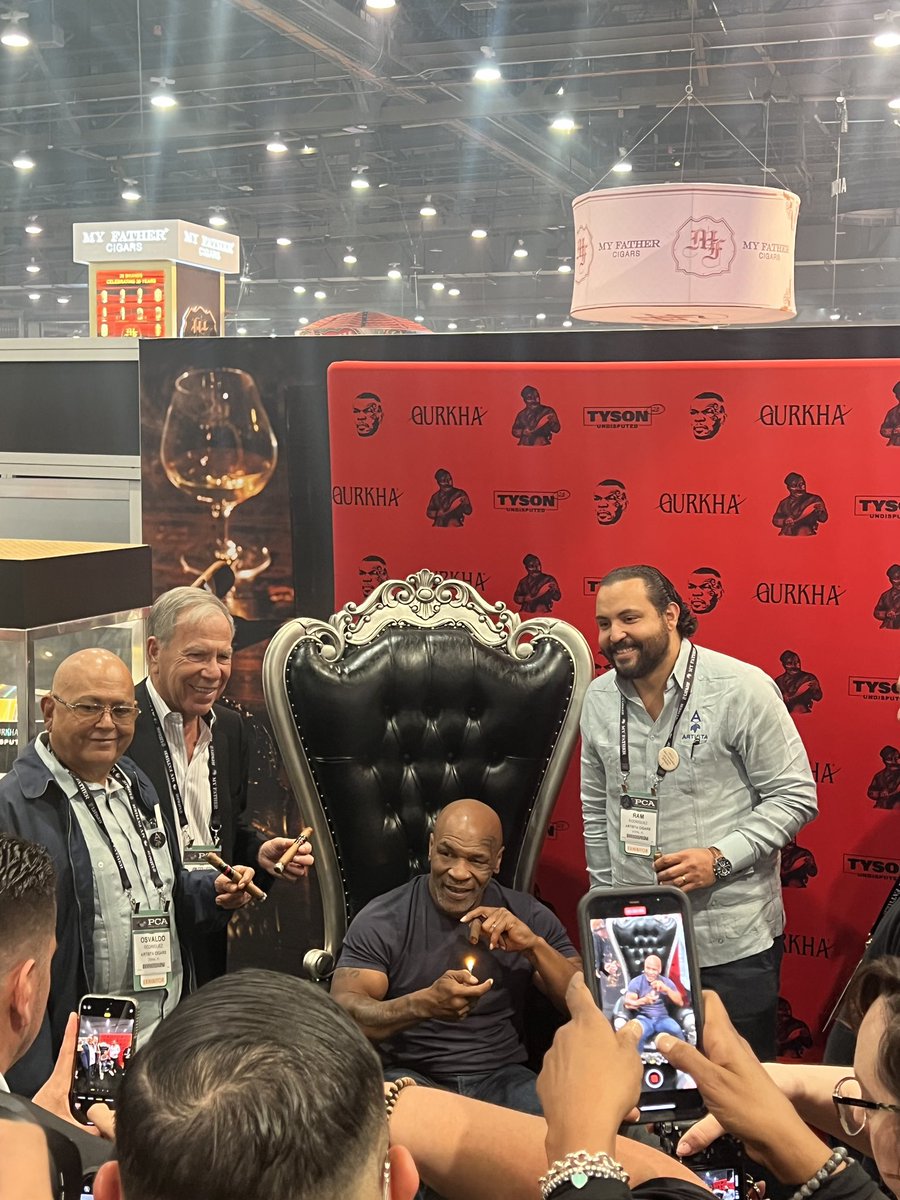 Cigars with Mike Tyson