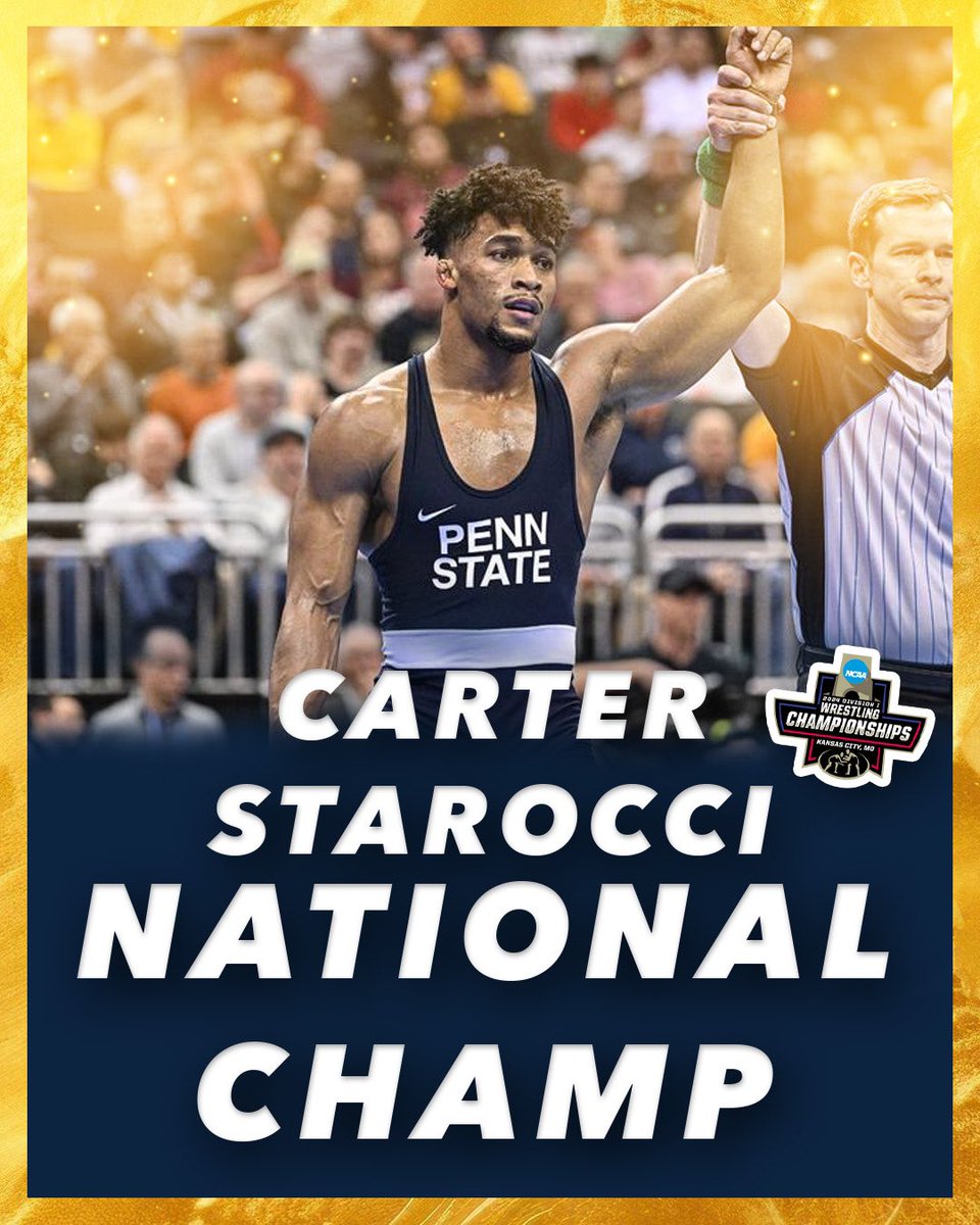 HE TOLD YOU HE’D DO IT!! CARTER STAROCCI BECOMES the 6TH 4-TIME D1 CHAMP!!