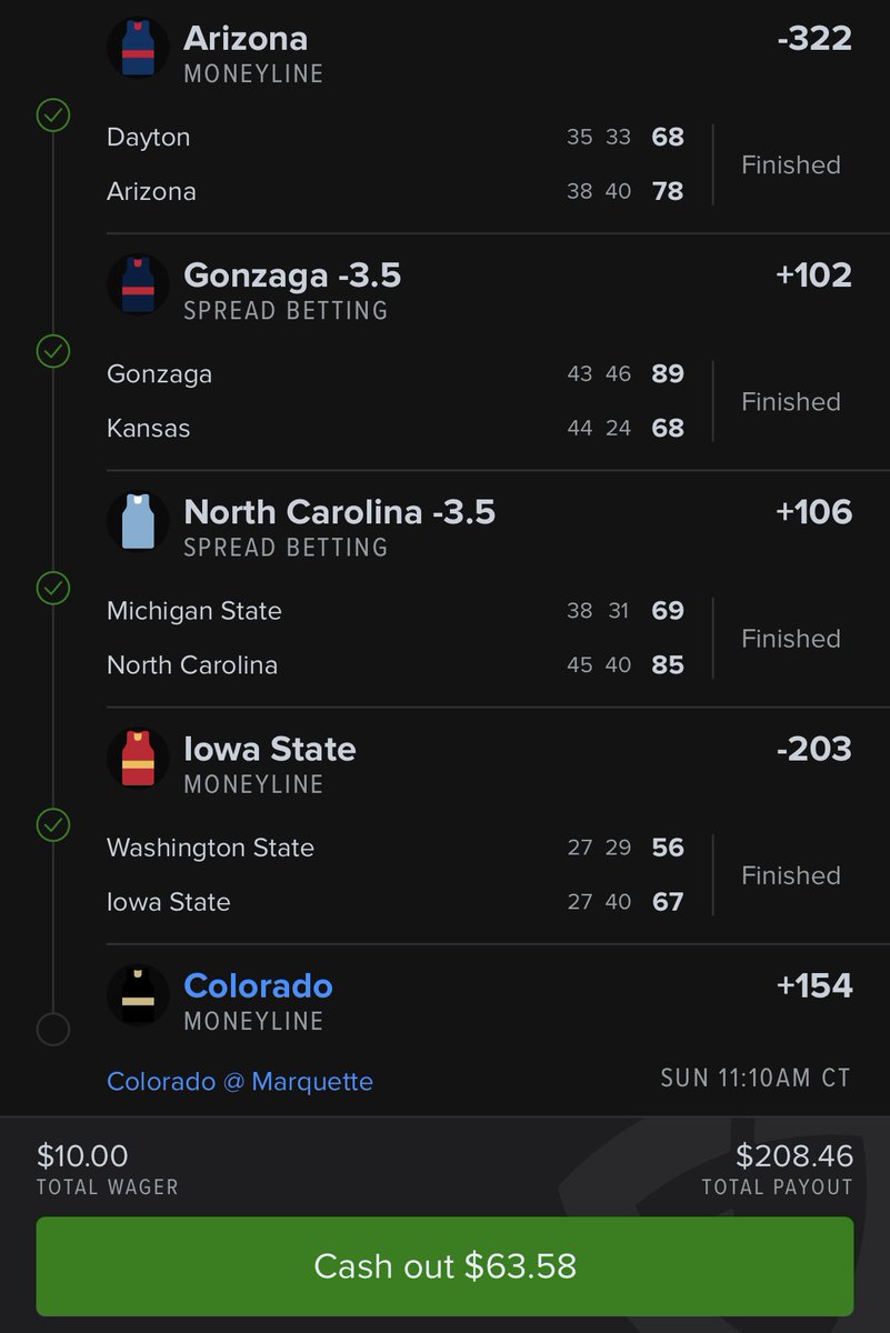 ArchySports's tweet image. Also, like an absolute idiot I thought Colorado played tonight. Do I let this ride or cash out? #ArchThoughts #SeekingHelp