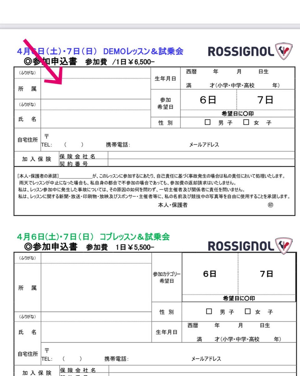 GRKKCollegeTeam's tweet photo. <ご案内＞
4月6、7日野沢温泉スキー場にてロシニョールスプリングフェスティバルが開催されます！
来季ロシニョールカレッジチームに加入希望の方はこちらのフェス (デモレッスン)の方にご参加ください
6日、7日両日セレクションが行われます。2日目ご参加の方は景品があります！ https://t.co/nvYact2PSe
