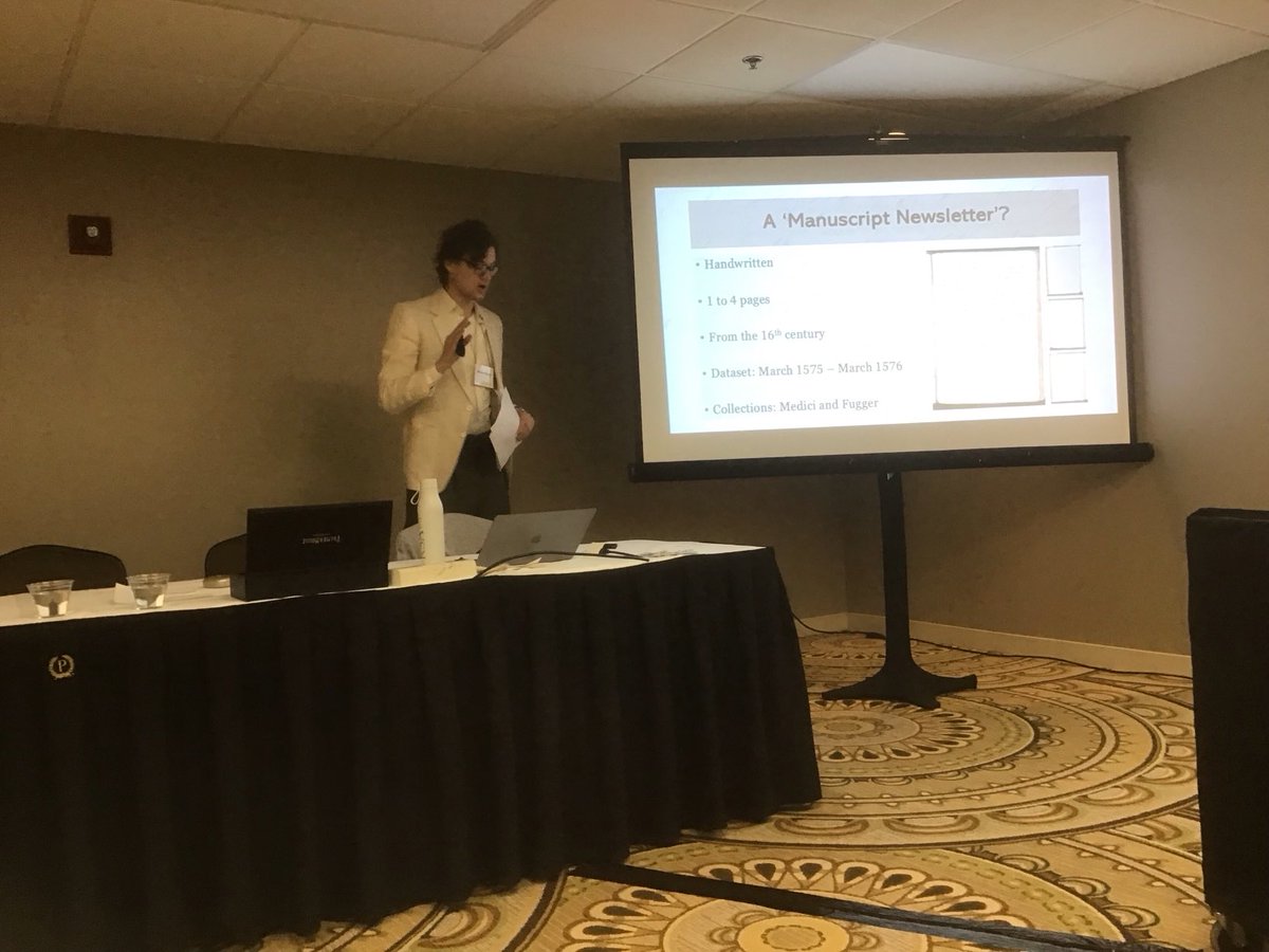 EURONEWSproject's tweet photo. Wouter Kreuze presenting today at Renaissance Society of America meeting in Chicago today.....
#loveirishresearch @loveirishresearch @twitterstorians https://t.co/Pi3uSjdKxR