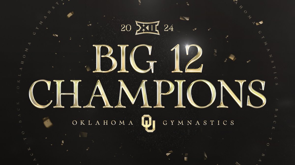 For the 15th and final time, the Oklahoma Sooners are your Big 12 Champions!