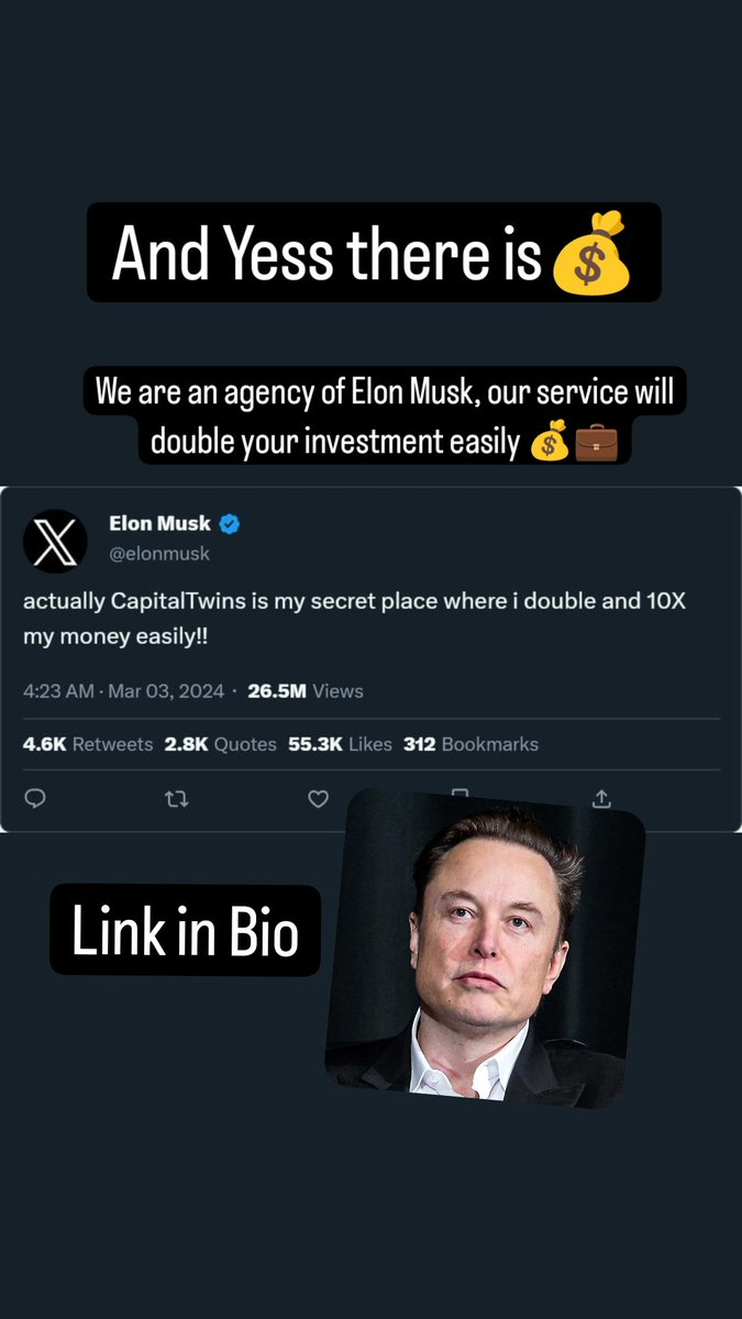 crypto_capital0's tweet photo. @ElonMuskPDA Elon Musk about our service: https://t.co/huuniluNHN