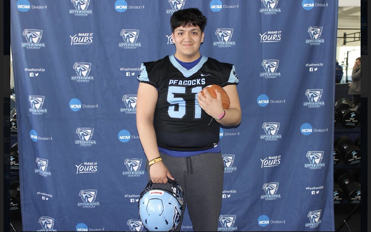 Uriel Mendoza (@urielmendoza51) on Twitter photo Had a great time during my Junior day at upper iowa today! Thank you <a href="/CoachParling/">Heath Parling</a> and <a href="/CoachSauser_/">Matt Sauser</a> for giving me the opportunity to visit and learn about the great program you guys have there!
<a href="/StCatsFootball/">St. Cat's Football</a> Had a great time during my Junior day at upper iowa today! Thank you <a href="/CoachParling/">Heath Parling</a> and <a href="/CoachSauser_/">Matt Sauser</a> for giving me the opportunity to visit and learn about the great program you guys have there!
<a href="/StCatsFootball/">St. Cat's Football</a>