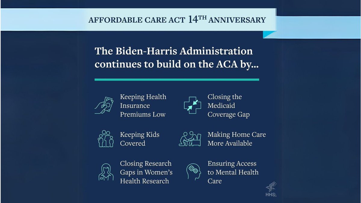 Yesterday was the 14th anniversary of the ACA, and we couldn’t be more grateful for all President Biden’s done to protect it.