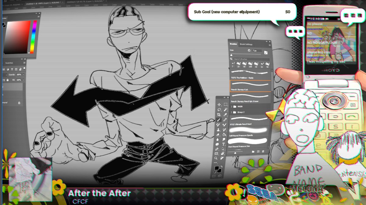 yap1co's tweet image. new-ish stream layout twitch.tv/yapico im live come hang