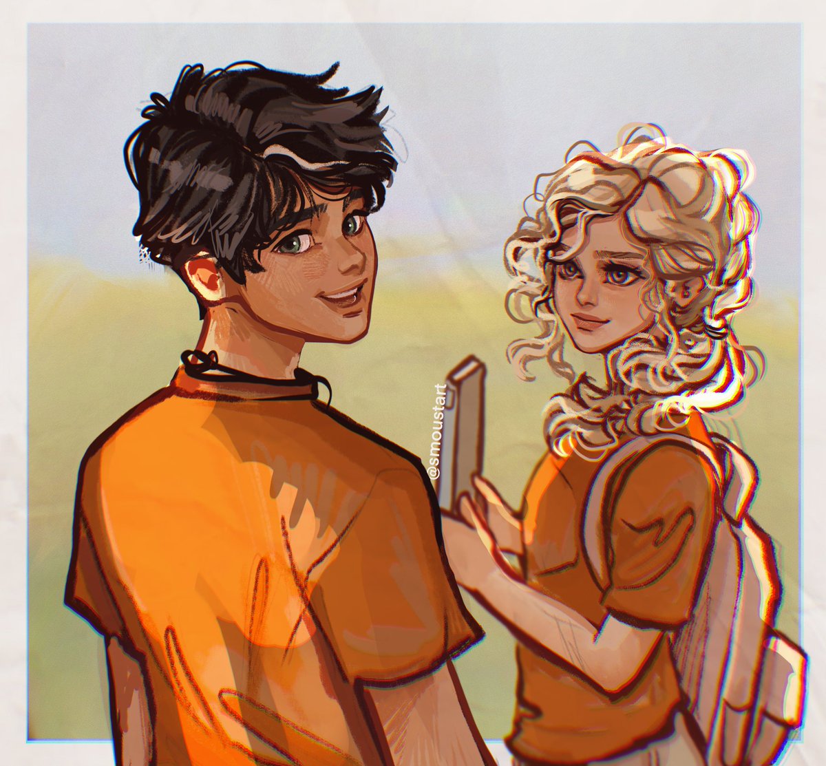 Comfort characters 📚 #pjo #PercyJacksonandTheOlympians #procreate #characterart #characterdesign