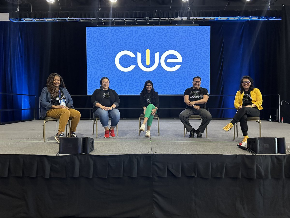 One of the great things of being a #CSTAEquityFellows is to have the opportunity to be in a panel with amazing people that advocate for Equitable and Inclusive Computer Science. #SpringCUE @csteachersorg #CSforCA #CSTAEquityFellow