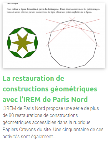 Sur le site de la @Irem_Tice, coup de projecteur sur le formidable travail des collègues de l’IREM de Paris Nord. ➡️ dgxy.link/JjKdK
