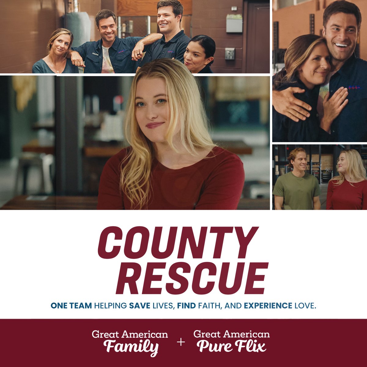 🚑✝️ What does the future hold for Dani Miller? Find out NOW on the SEASON FINALE of our original series, #CountyRescue! 

#GreatAmericanFamily #WelcomeHome @GAfamilyTV @GAlivingTV @PureFlix