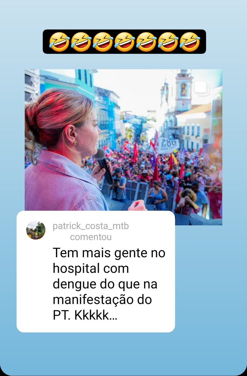 MarciaCasali's tweet photo. Os comentários são os melhores 😆
#ManifestacaoPTFlopou
#RIPPT https://t.co/eDVeeWgYPJ