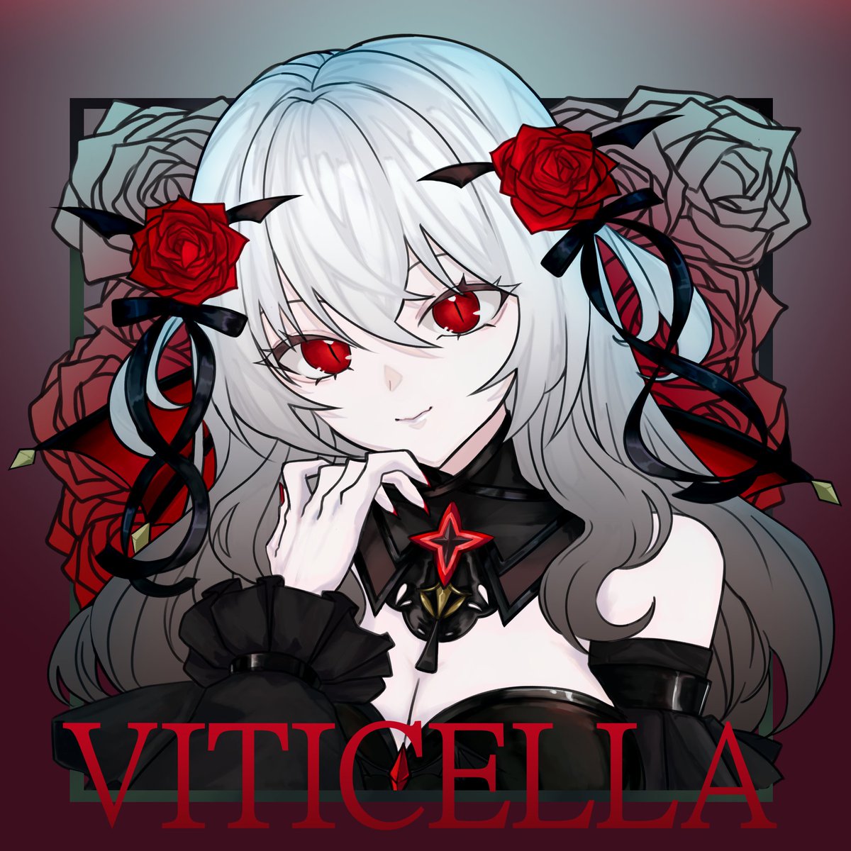 ViticellaVT's tweet photo. Take a look at this amazing commission from @Senpipii ! They did such a gorgeous piece 😍 https://t.co/tmNG4jJYXX
