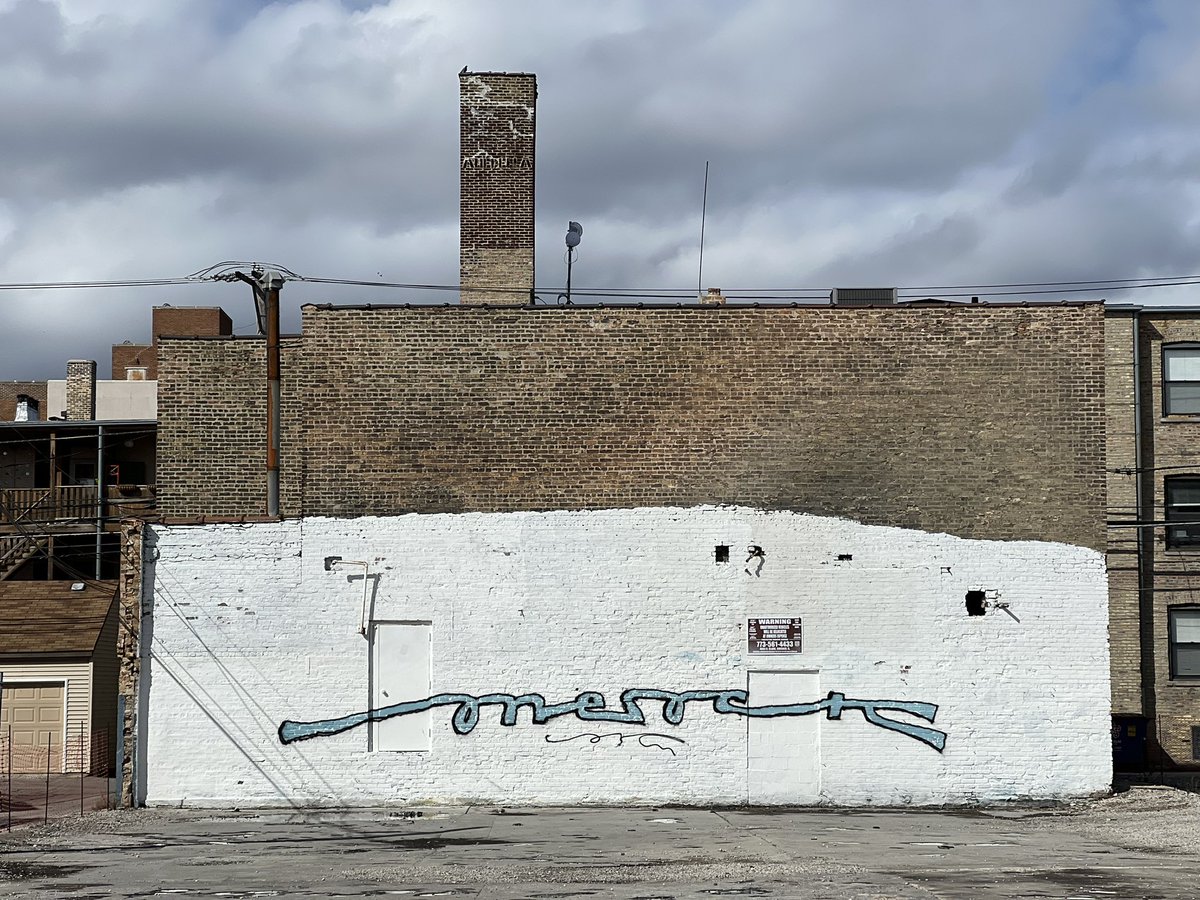 KevinIrvineChi's tweet photo. Had a lovely Chicago walk this morning and found some cool horizontally oriented souvenirs.
1. One Sockโs still got it!
2. Endless @Metra ramp to newly accessible Ravenswood station
3. Scherschel Construction, 1962
4. โfucked up in the in the crib watching horseland.โ #OneSock https://t.co/68WiqiWnrU