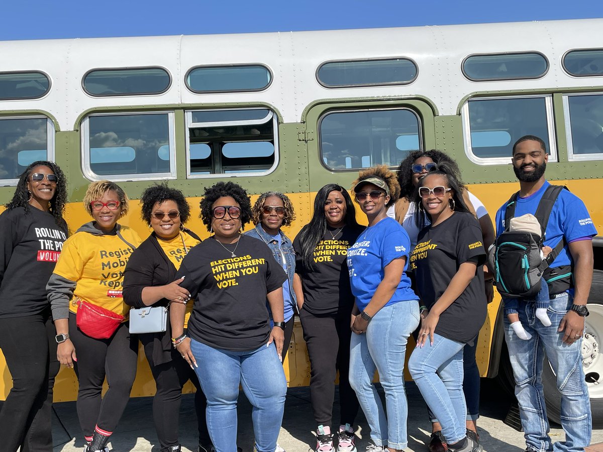 It’s just another day for the RTTP team engaging voters. We enjoyed having out at the Riverfront for the This Side of the Bridge Event. #VOTE334 #rollintothepolls #Vote