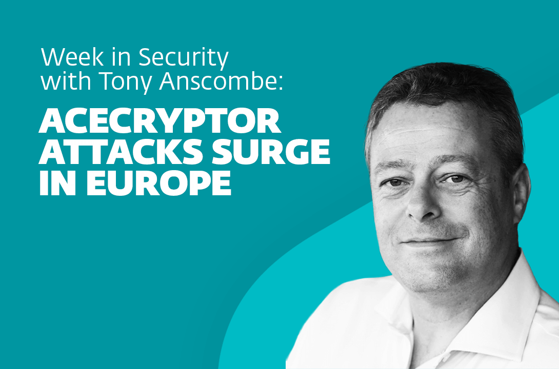 AceCryptor attacks surge in Europe – Week in security with Tony Anscombe: The second half of 2023 saw massive growth in AceCryptor-packed malware spreading in the wild, including courtesy of multiple spam campaigns where AceCryptor packed the Rescoms RAT welivesecurity.com/en/videos/acec…