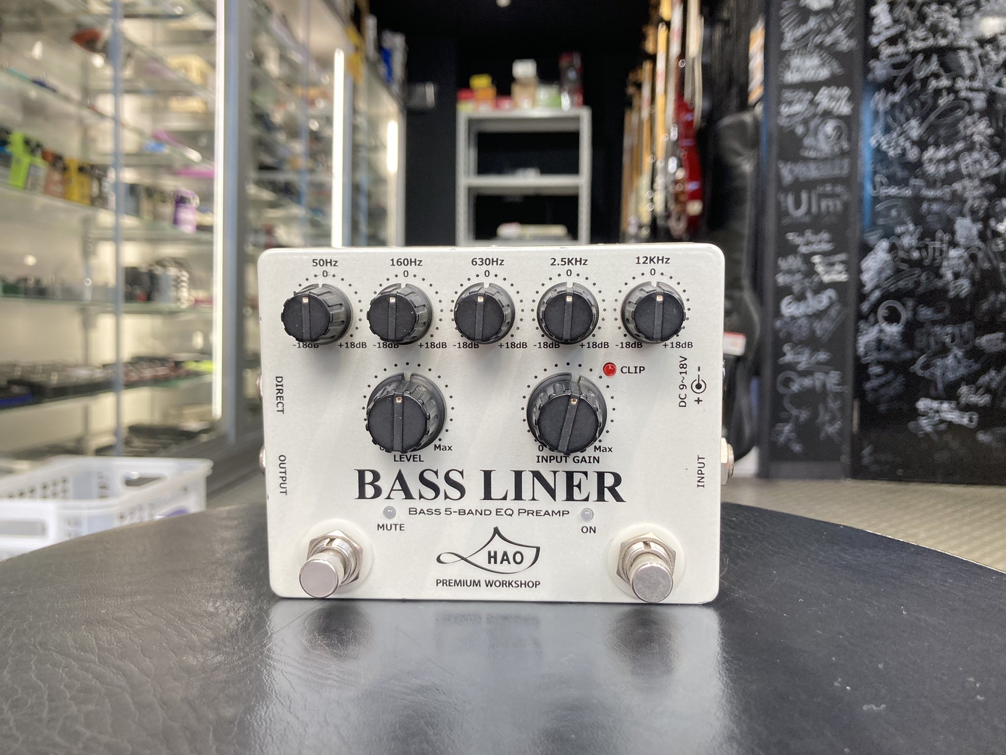 限定色】HAO BASS LINER プリアンプ パールホワイト