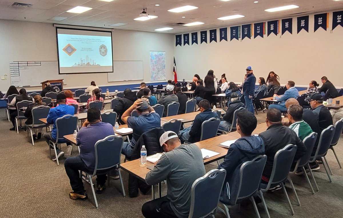 Week #1 of The Dallas Citizen's Police Academy. We're excited to educate and get to know class #53! #dpdunidos #bettertogether #dpdcpa