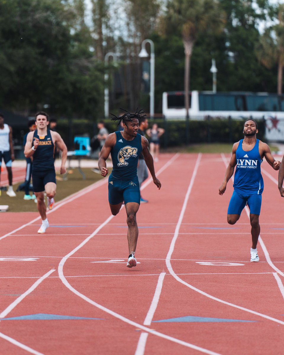 FIUTrackXC's tweet photo. Reaction from Raynell Chambers on his record setting mark in the 400m 🗣️ 

#PawsUp https://t.co/OAiTuX9B8X