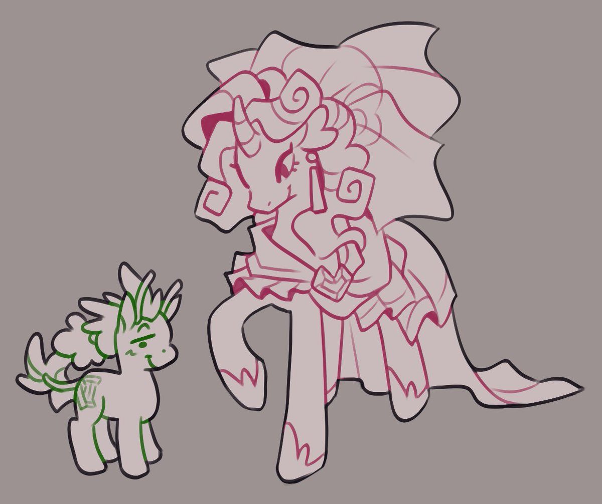I just designed Lizzie for Life Series x MLP AU and had a vision