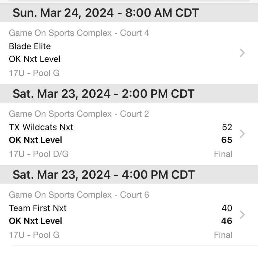 2-0 on the day at @Warb4storm and looking to finish strong tomorrow! Boys are clicking on only 3 practices and many being gone during Spring Break. Going to be crazy when they truly click! #SlowGrind @94ftexposure @PrepHoopsOK @TexasHoopsGASO